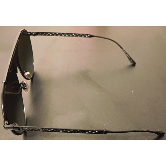 Jimmy Choo Ave/S 80790 Metal Aviator Sunglasses Black 58mm/UNISEX - Picture 10 of 16